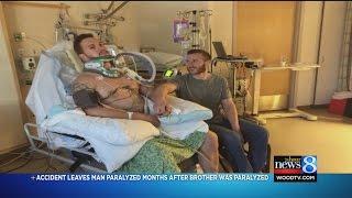 Accident leaves man paralyzed after brother was paralyzed