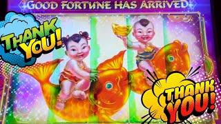 OUT OF THIN AIR! FLYING FISH AND BABIES TO THE RESCUE!  ZHEN CHAN Slot Machine