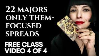 FREE CLASS! 22 Majors Only Theme Focused Spreads! Part 4 of 4.