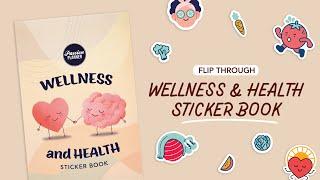 New! Health and Wellness Sticker Book