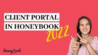 Honeybook Portal | Client Portal in Honeybook 2022