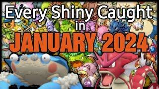 Every Shiny we Caught in January 2024!