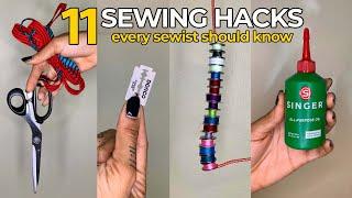 11 SEWING HACKS Every Sewist Should Know | @sewquaint