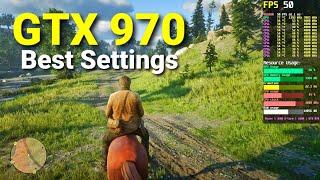 Red Dead Redemption 2 | GTX 970 | Best Settings FPS Test