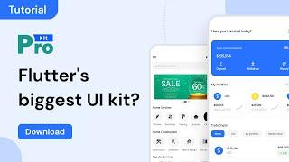 Downloaded ProKit: The Biggest Flutter UI Kit?" Here's What You Should Do Next! | Iqonic Design