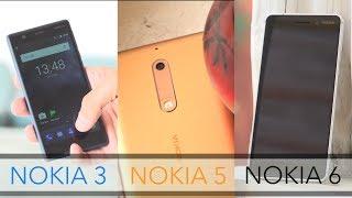 Nokia 3, Nokia 5 and Nokia 6 Launched in India - Price, Why you should buy and Where to buy from