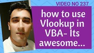 Learn Excel - Video 237 - VBA Vlookup Function with loops