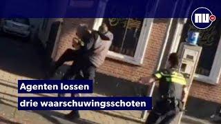 Agressieve man valt agenten aan in Waalwijk