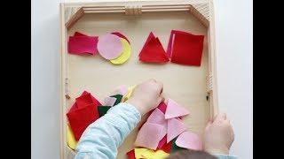 Felt Shapes Sorting | Learning Shapes Activity