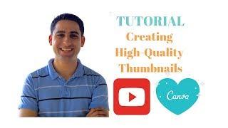 YouTube Thumbnail tutorial using CANVA 