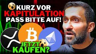 Krypto: Kurz vor der KAPITULATION & ich kaufe nach! 