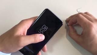 How to remove sim Card from Samsung Galaxy s8