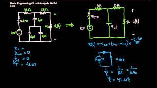 First Order Transient Circuit Analysis