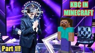 KBC in MINECRAFT! Funny Video