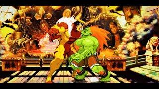 MUGEN 1.1 Sabretooth(Marvel) VS Blanka(Street Fighter) [MVC/CVS3/PotS Style Mixed Gameplay Battle]