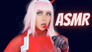 ASMR in spanish - ZERO TWO TAKES CARE OF YOU  cosplay role play