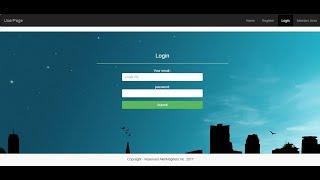 7 – Creating the Login Page   Full membership website using Bootstrap & PHP Code