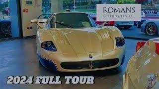 ROMANS INTERNATIONAL 2024 FULL TOUR SUPERCAR SHOWROOM, MC12