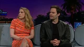 Reggie asks Bill Hader and Anna Chlumsky a Question - Late Late Show with James Corden