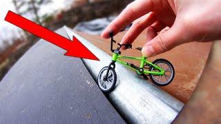 I TRIED FINGER BMX-ING!