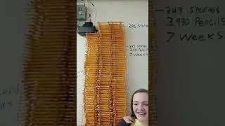 2nd Biggest WR Tallest Pencil Tower. Will post the current record tomorrow so get subscribed!