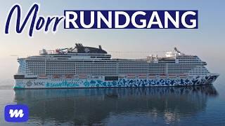 MSC Euribia: Morr-Rundgang auf dem Neubau von MSC Cruises von 2023