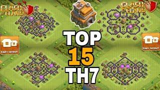 New Best Th7 base link War/Farming Base (Top15) With Link in Clash of Clans - th7 war base 2024