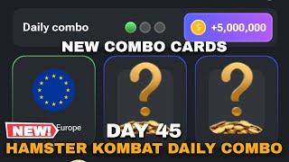 DAY 45! HAMSTER KOMBAT DAILY COMBO | HAMSTER KOMBAT TODAY COMBO JULY 6