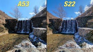 Samsung Galaxy A53 5G vs Samsung Galaxy S22 Camera Test