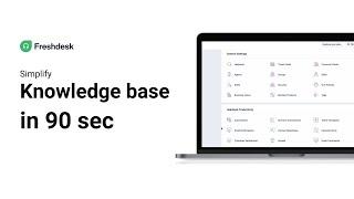 Simplify your Knowledge Base in 90 sec | Freshdesk Tutorial
