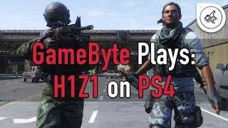 H1Z1 PS4 Gameplay - Solo - FULL MATCH (GameByte Plays)