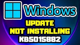 FIX Windows Update KB5015882 Not Installing in Windows 11/10