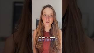 3 apps para grabar voz en off #capcut #instagram #tiktok #tutorialcapcut