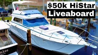 Under 50' Liveaboard | $50k 48’ HiStar Convertible | Harbor Pilot Yacht Tours