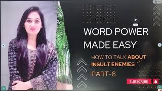 Summary of Word Power Made Easy Norman Lewis (session 08) | CAT | SNAP | NMAT |SSC | NDA | CDS |