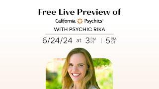 Free Live Preview of California Psychics with Psychic Rika