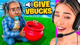 I Paid 9 Year Old to SCAM a Girl in Fortnite!