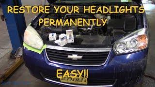 How To Super Clean Your Headlights - PERMANENTLY