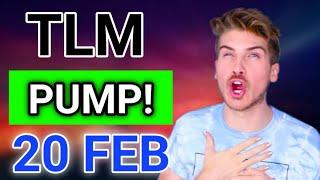 TLM 20 February PUMP || Alien worlds Price Prediction! TLM Coin Today News