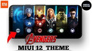 The Avengers Theme for any redmi poco mobile|Avengers lockscreen customisation miui 12 theme