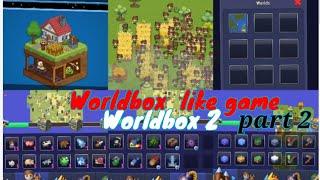 worldbox like game. galactory sandbox simulator. #worldboxlikegames. part 2.