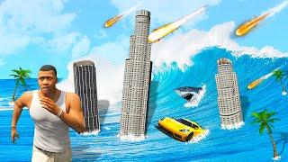 Как Пережить ЦУНАМИ в ГТА 5 Моды! Выживание Конец Света Tsunami GTA 5 Mods...