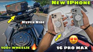 Finally Purchasing IPhone 16 Pro Max | Hyper Wheelie Ride In City 