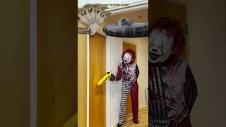 Funny video try not to laugh Cow vs Pennywise Halloween bhoot wala anaconda snake #magic #vfx