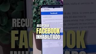 ¿Te inhabilitaron el #Facebook? Así puedes recuperarlo  #smartphone #celulares #tecnologia #meta