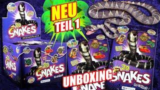 Planet Wow - Snakes / Schlangen - 20 Tüten Display Unboxing - Teil 1 - Sammelfiguren - Blue Ocean ®