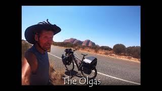 Cycling and touring the Red center of Australia - 2018 In all 2363 km