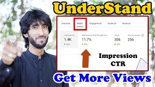 CTR And Impression Understand And Improve Your Impression And CTR ll Get More Views on Youtube