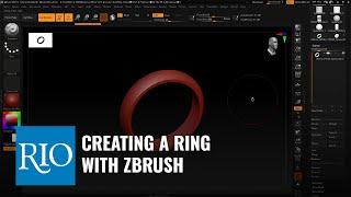 Creating a Ring with ZBrush