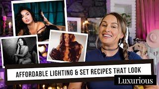 Super Affordable Lighting and Set Recipes for Boudoir That Look Luxurious